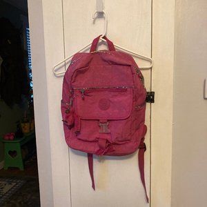 Pink Kipling Backpack